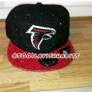 Custom crystal Newera falcons snapback